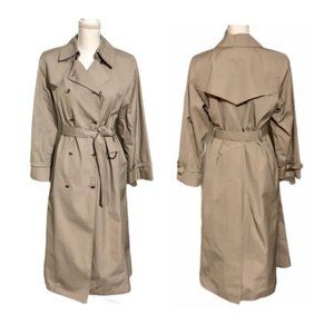 Double Breasted Tan Trench Coat